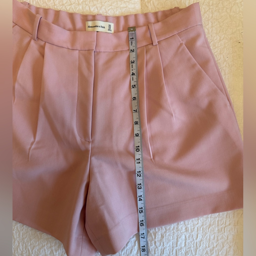 Abercrombie & Fitch Tailored Shorts – Light Pink – Size 14 / 32 - Picture 5 of 8